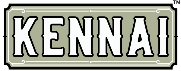 Kennai spelled K, E, N, N, A, I, artistically
